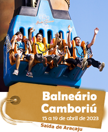 Balneário Camboriú - Saída de Aracaju - 15 a 19 de abril de 2023